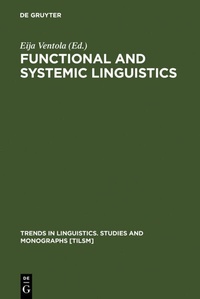 Enlarge image Cover: Functional and Systemic Linguistics - De Gruyter Mouton