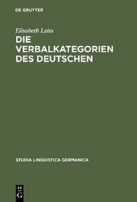 Abbildung von: Die Verbalkategorien des Deutschen - De Gruyter