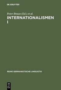 Abbildung von: Internationalismen I - De Gruyter Mouton