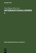 Cover: Internationalismen I - De Gruyter Mouton