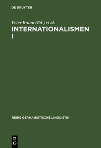 Abbildung von: Internationalismen I - De Gruyter Mouton
