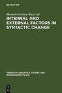 Cover: Internal and External Factors in Syntactic Change - De Gruyter Mouton