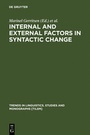 Cover: Internal and External Factors in Syntactic Change - De Gruyter Mouton