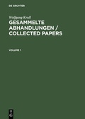 Cover: Wolfgang Krull: Gesammelte Abhandlungen / Collected Papers / Wolfgang Krull: Gesammelte Abhandlungen / Collected Papers. Volume 1+2 - De Gruyter