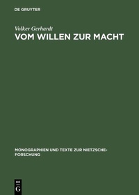 Abbildung von: Vom Willen zur Macht - De Gruyter