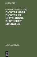 Cover: Dichter &uuml;ber Dichter in mittelhochdeutscher Literatur - De Gruyter