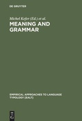 Cover: Meaning and Grammar - De Gruyter Mouton