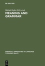 Cover: Meaning and Grammar - De Gruyter Mouton