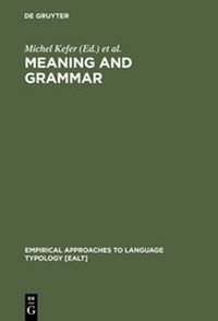 Enlarge image Cover: Meaning and Grammar - De Gruyter Mouton