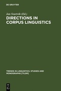 Cover: Directions in Corpus Linguistics - De Gruyter Mouton