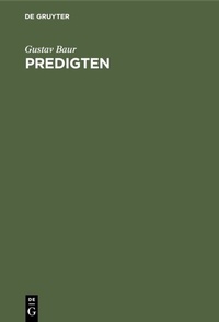 Abbildung von: Predigten - De Gruyter