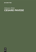 Cover: Cesare Pavese - De Gruyter