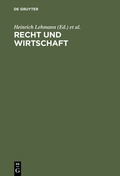 Cover: Recht und Wirtschaft - De Gruyter