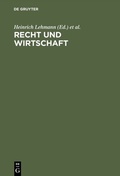 Cover: Recht und Wirtschaft - De Gruyter