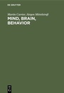 Cover: Mind, Brain, Behavior - De Gruyter