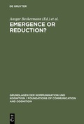 Cover: Emergence or Reduction? - De Gruyter