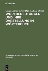 Abbildung von: Wortbedeutungen und ihre Darstellung im Wörterbuch - De Gruyter
