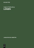 Cover: L&uuml;gen - De Gruyter Mouton