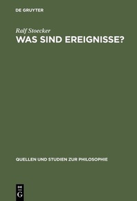 Abbildung von: Was sind Ereignisse? - De Gruyter