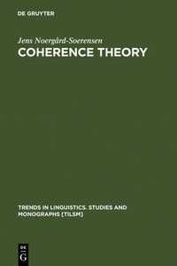 Abbildung von: Coherence Theory - De Gruyter Mouton