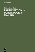 Cover: Participation in Public Policy-Making - De Gruyter