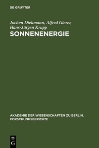 Abbildung von: Sonnenenergie - De Gruyter