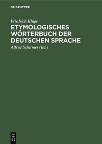 Abbildung von: Etymologisches Wörterbuch der deutschen Sprache - De Gruyter Mouton