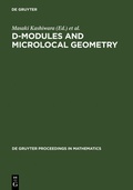 Cover: D-Modules and Microlocal Geometry - De Gruyter