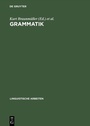 Cover: Grammatik - De Gruyter