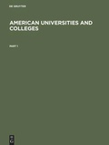 Cover: American Universities and Colleges - De Gruyter