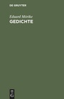 Cover: Gedichte - De Gruyter