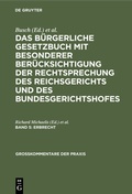 Cover: Erbrecht - De Gruyter