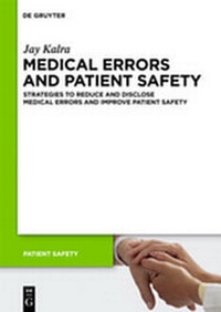 Abbildung von: Medical Errors and Patient Safety - De Gruyter