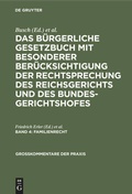 Cover: Familienrecht - De Gruyter