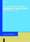 Cover: Green's Functions - De Gruyter