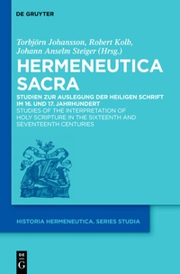 Abbildung von: Hermeneutica Sacra - De Gruyter
