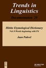 Cover: Jaan Puhvel: Hittite Etymological Dictionary / Words beginning with PA - De Gruyter Mouton
