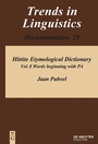 Cover: Words beginning with PA - De Gruyter Mouton