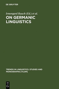 Enlarge image Cover: On Germanic Linguistics - De Gruyter Mouton