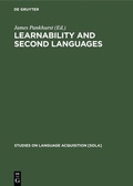 Cover: Learnability and second languages - De Gruyter Mouton