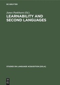 Cover: Learnability and second languages - De Gruyter Mouton
