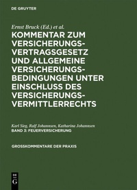 Abbildung von: Feuerversicherung - De Gruyter