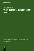 Cover: The Tonal System of Igbo - De Gruyter Mouton