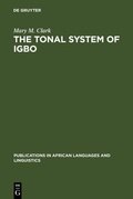 Cover: The Tonal System of Igbo - De Gruyter Mouton