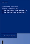 Cover: Logos der Vernunft - Logos des Glaubens - De Gruyter