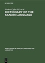 Cover: Dictionary of the Kanuri Language - De Gruyter Mouton