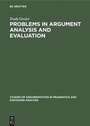 Cover: Problems in Argument Analysis and Evaluation - De Gruyter Mouton