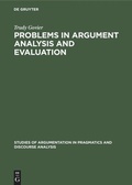 Cover: Problems in Argument Analysis and Evaluation - De Gruyter Mouton