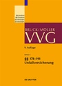 Cover: VVG / §§ 178-191; Allgemeine Unfallversicherungsbedingungen 2008 - De Gruyter