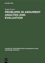 Cover: Problems in Argument Analysis and Evaluation - De Gruyter Mouton